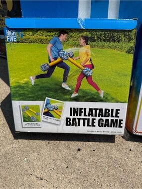 Inflatable Battle Game - Yellow Foam Batons